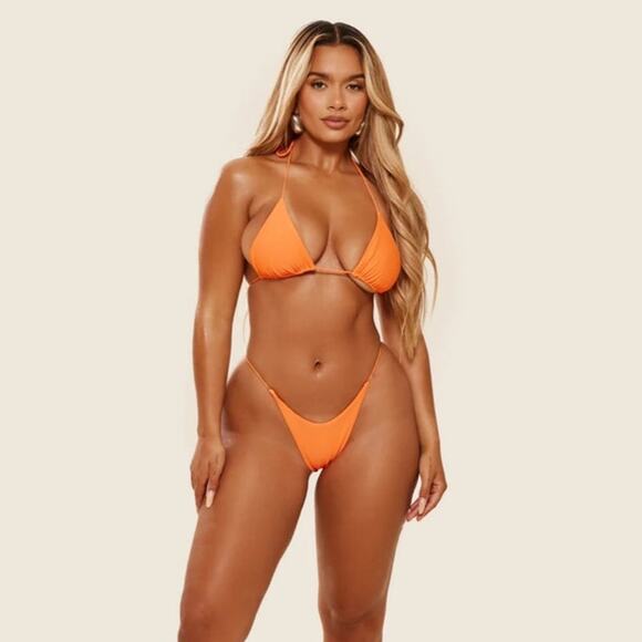 Mars the Label Teeny Bikini In Orange size 4 - Picture 4 of 11